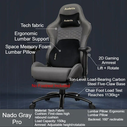 Office Ergonomic Gaming Chairs Desk Gamer Computer Comfortable Chairs Vanity Chair Technology Fabric Gaming Chairs Home Bedroom