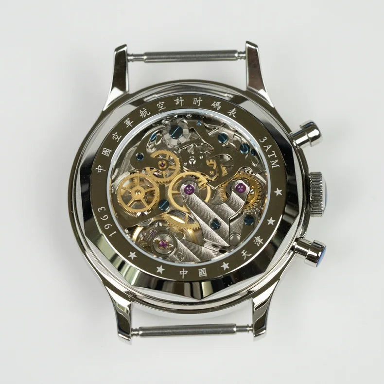 Reloj mecánico para hombre Seagull 1963 International Edition, reloj de piloto ST1901, cronógrafo retro de pulsera, aviación de la Fuerza Aérea, nuevo