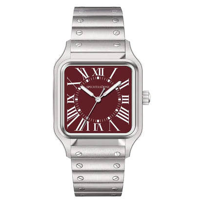 2025 New 34MM Specht & Söhne Quartz Watch Japan VH31 Movement Sapphire Blue Color Ultrathin Stainless Steel Men's Watch