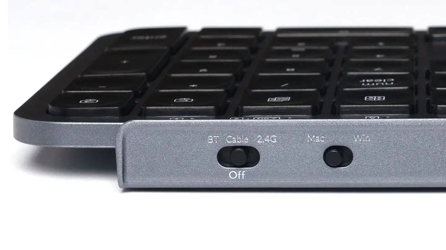 Keychron B6 Pro ISO-Layout ultraflache kabellose Tastatur in voller Größe, tragbar und leicht, mit 2.4GHz- & Bluetooth-Verbindungen