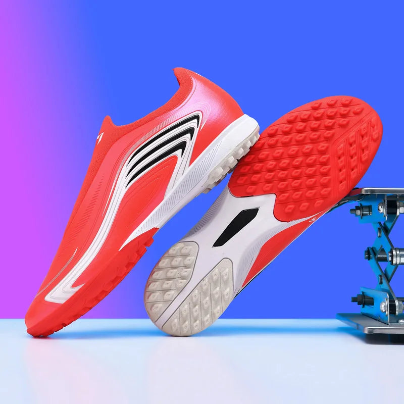 Nouvelles chaussures de football pour hommes TF/FG, modèle professionnel unisexe, très populaires, chaussures de futsal ultra-légères, chaussures de football de haute qualité, chaussures de sport pour femmes.
