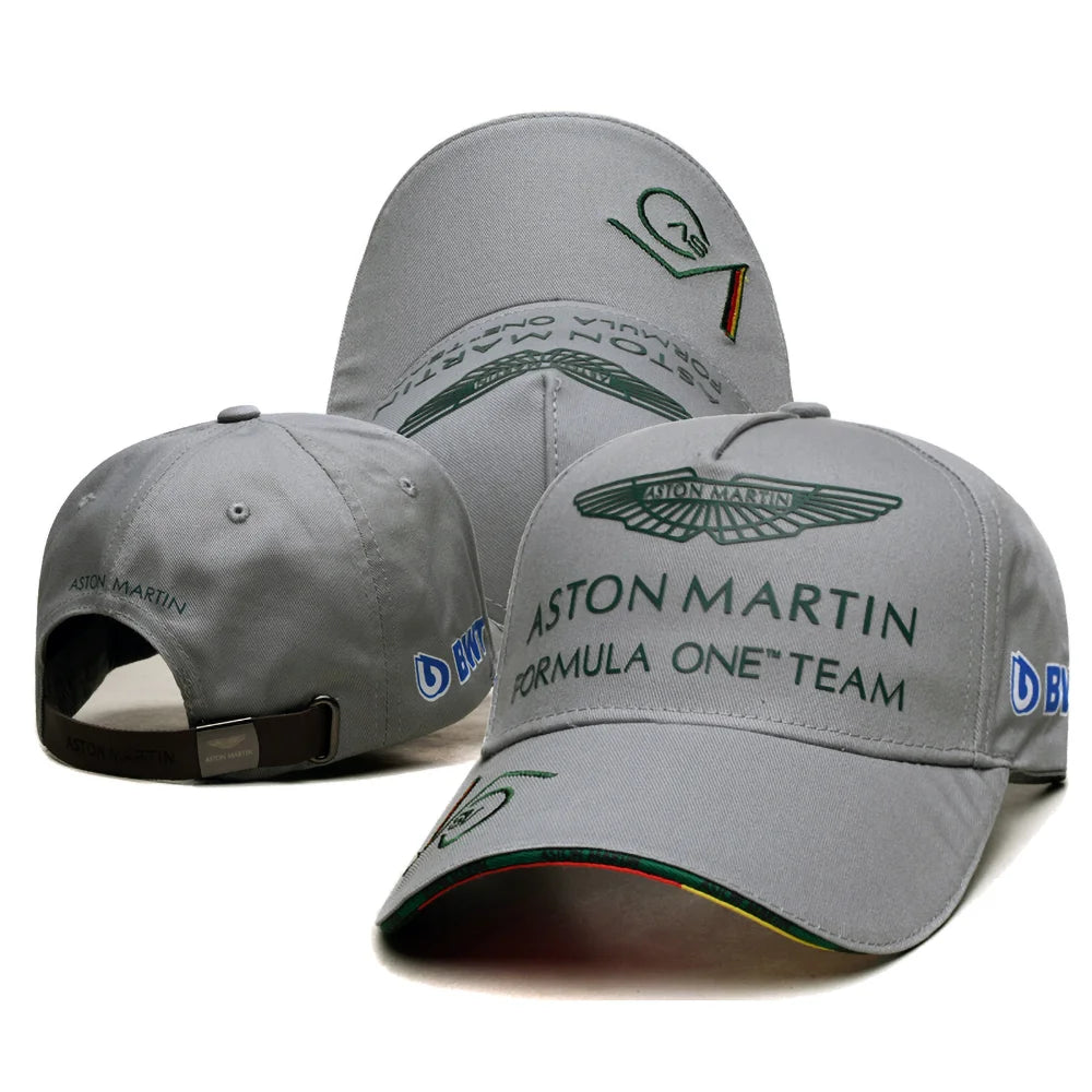 F1 Racing Team Aston Martin Daily Training Baseball Cap Fernando Alonso Men Outdoor Sunscreen Sun Hat Casual Fashion Peaked Cap