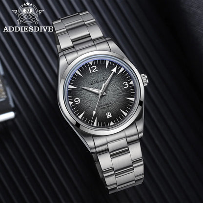 Reloj de buceo para hombre ADDIESDIVE AD2508, luminoso, resistente al agua 100M, acero inoxidable 316L, movimiento 8215, reloj mecánico automático