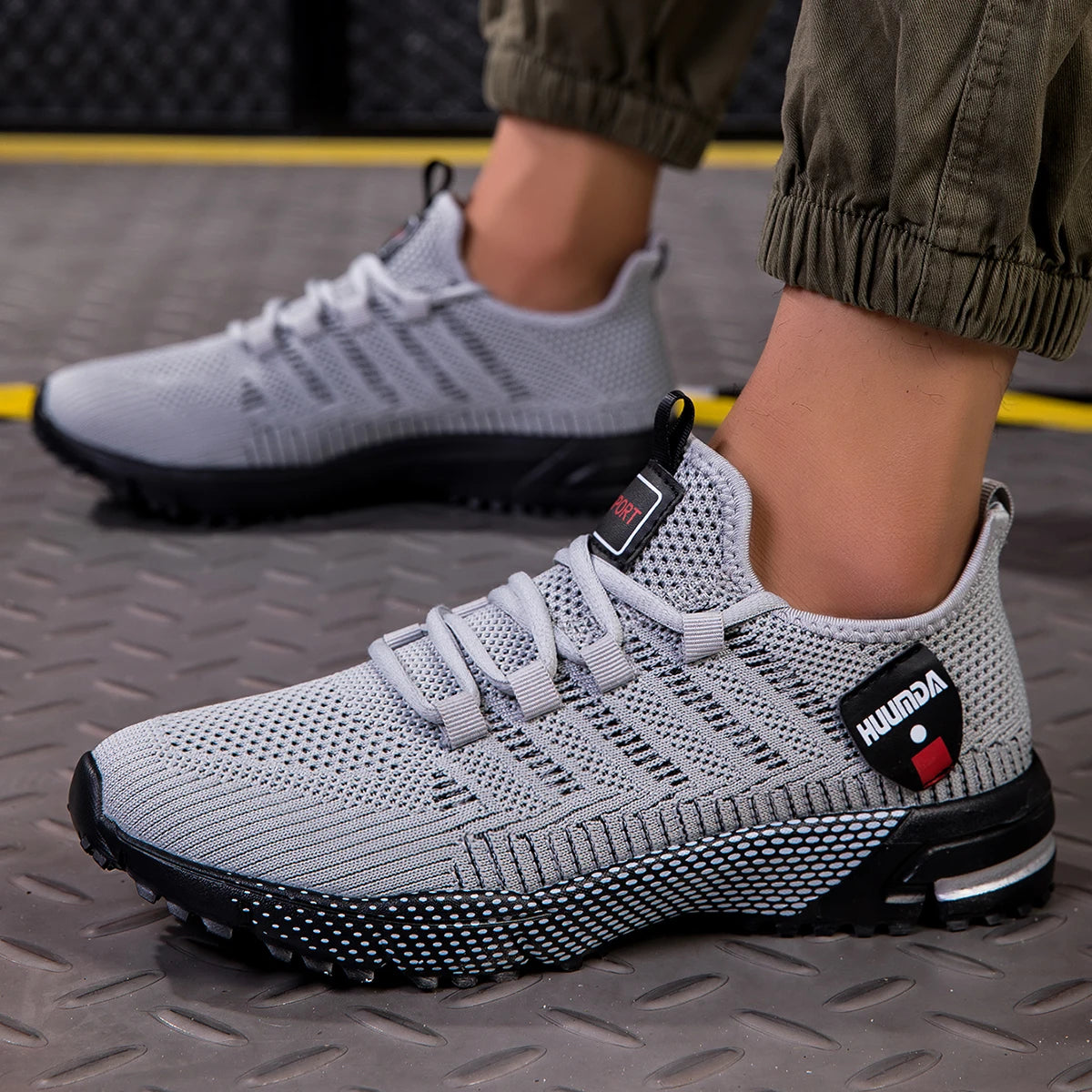 Baskets d'été pour hommes, légères, respirantes, chaussures de course décontractées pour l'extérieur, chaussures de tennis tendance pour l'entraînement, chaussures pour hommes