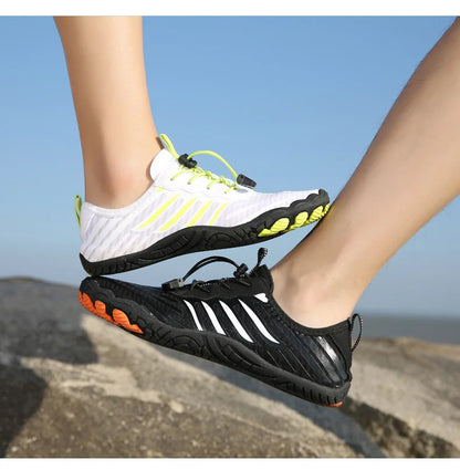 Men and Women Water Shoes, Aqua Shoes, Drainage Beach Sports Swim Sandals, Quick Dry Boating Barefoot Diving Fishing Surfing Sneakers