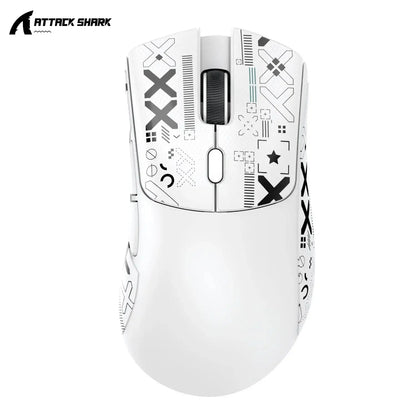 Attack Shark R1/X11 Tri-Mode kabellose Gaming-Maus 18K DPI PAW3311 Bluetooth/2.4GHz/kabelgebunden leicht programmierbar für PC/Laptop