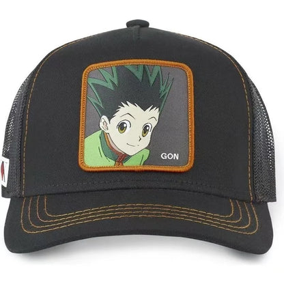 Hunter X Hunter Cap Summer Snapback Baseball Cap Men's Embroidery Hip-Hop Cap Style Sun Visor Adjustable Trucker Mesh Cap