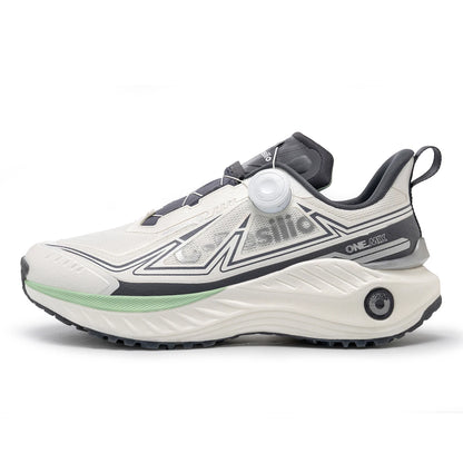 ONEMIX Outdoor Running Sneakers Men Elastic Trail Shoes Lightweight Breathable Women Sneakers Couple Casual Waterproof Shoes
