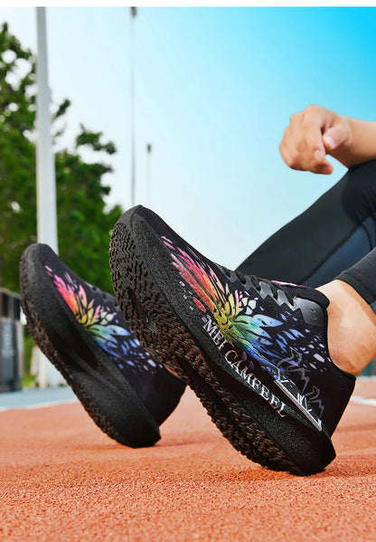Scarpe da running 2026 con nuovo motivo Eagle, piastra in carbonio, scarpe sportive da maratona ultraleggere, traspiranti e ammortizzate per allenamento di corsa