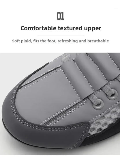 Slip-On-Sportschuhe für Herren mit Schnürung, atmungsaktivem Mesh, unisex, für Frühling und Herbst, niedrig geschnitten, flach, schnell und einfach anzuziehen