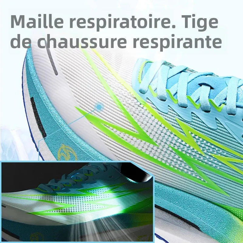 Scarpe da running 5.0 MIX con piastra in carbonio per uomo e donna, sneakers da gara per maratona, stabili, reattive, ammortizzanti e da allenamento