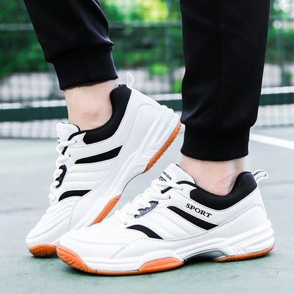 Zapatillas de tenis unisex transpirables para hombre y mujer, para deporte al aire libre, gimnasio, bádminton y voleibol