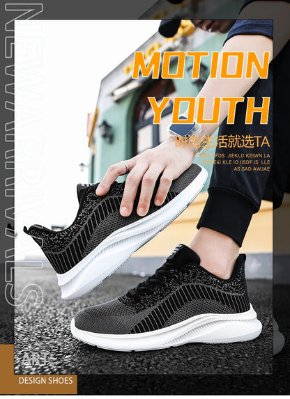 Leather Men's Sneakers Trendy Casual Italian Breathable Leisure Male Sneakers Non-Slip Footwear Men Vulcanized Shoes