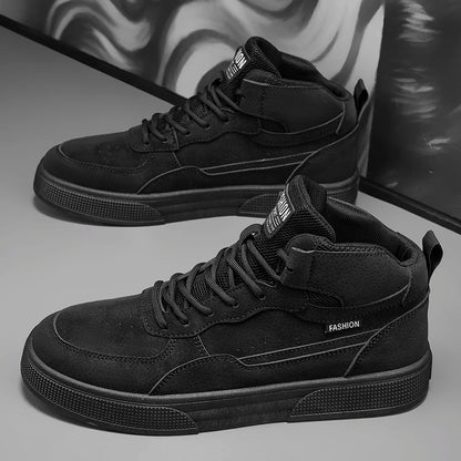 Breathable Men's Casual Shoes Skate Shoes Mid-Top Breathable Versatile Sports Shoes Suitable for All-Day Wear