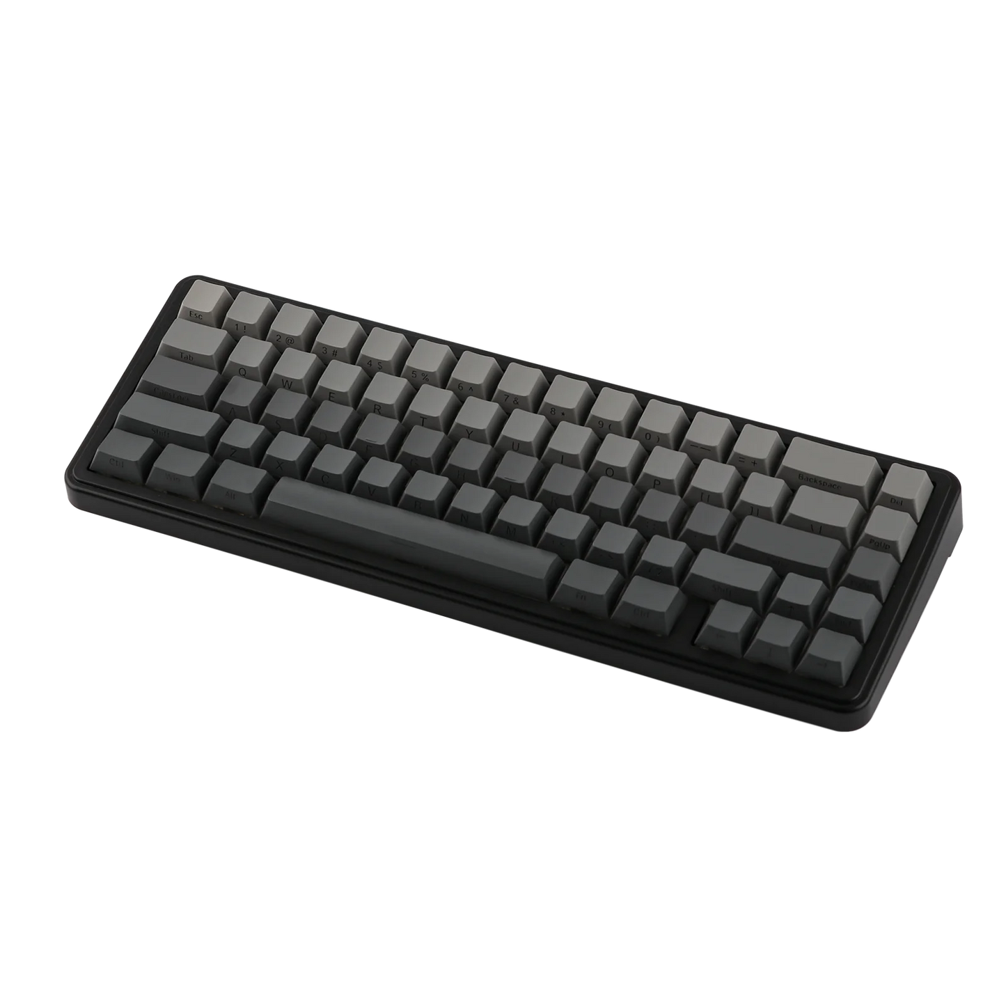 Teclado mecânico EPOMAKER x AULA F65 com layout 65%, hot-swap, montagem gasket e ligação com fios/Bluetooth/2.4G sem fios para Mac/Win