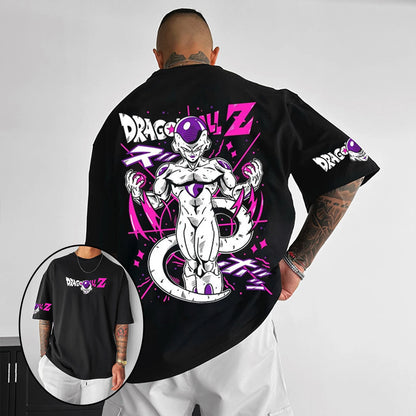 Dragon Ball Z Printed Short Sleeve Cotton T-Shirt Son Goku Vegeta Men Women Clothes Harajuku Y2K Tee Vintage Summer Streetwear