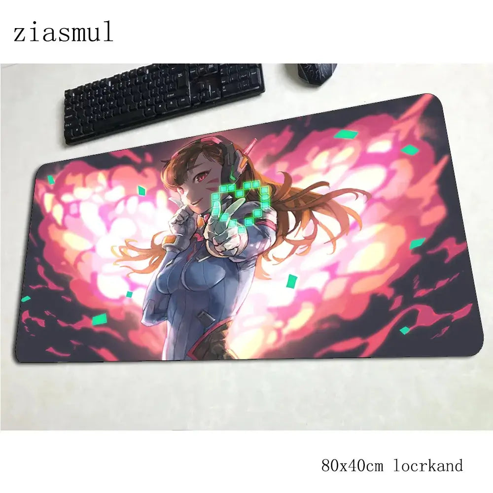 Overwatch-Mauspad 800x400x3mm – Bestseller-Computermatte, Gaming-Zubehör, großes Mauspad für Tastatur, PC-Spiele und Gamer