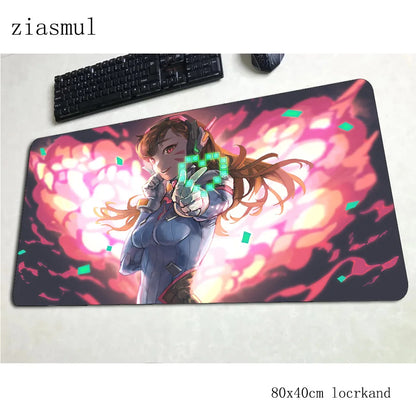 Overwatch-Mauspad 800x400x3mm – Bestseller-Computermatte, Gaming-Zubehör, großes Mauspad für Tastatur, PC-Spiele und Gamer