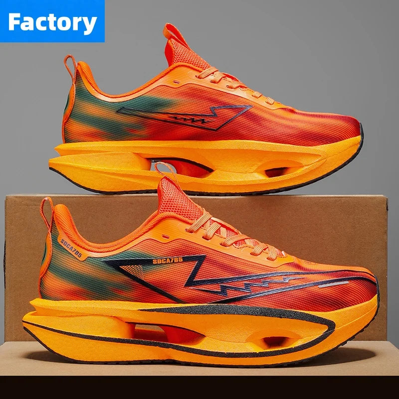 Running Shoes Marathon Specialty Men Sports Carbon Plate Breathable Ultralight Women Comfortable Athletic Cushion Stability Sneakers
