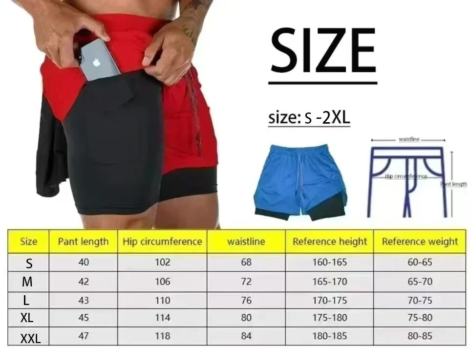2026 Summer Dragon Ball Double Layer Sports Shorts for Men, Vegeta Gym Print, Quick Dry Fitness Workout Shorts, Oversized Y2k