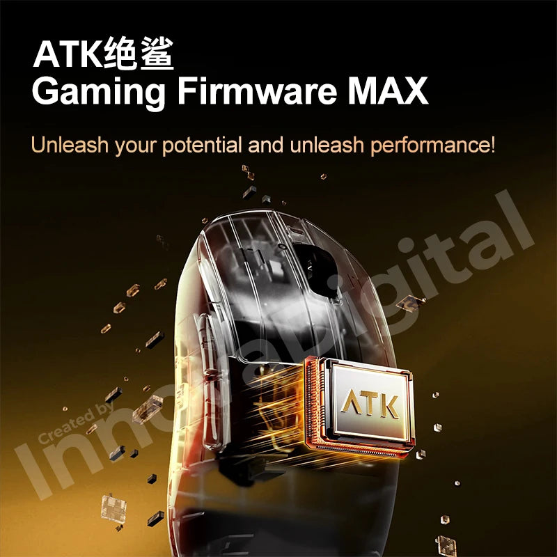 ATK Dragonfly A9 Ultimate kabellose Gaming-Maus A9 Air PAW3950 ultraleichte ergonomische E-Sports-Gamer-FPS-Maus CSGO A9 Ultra