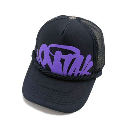 New spring and summer letter-printed women's fashion baseball cap outdoor sports breathable mesh cap men's trucker cap