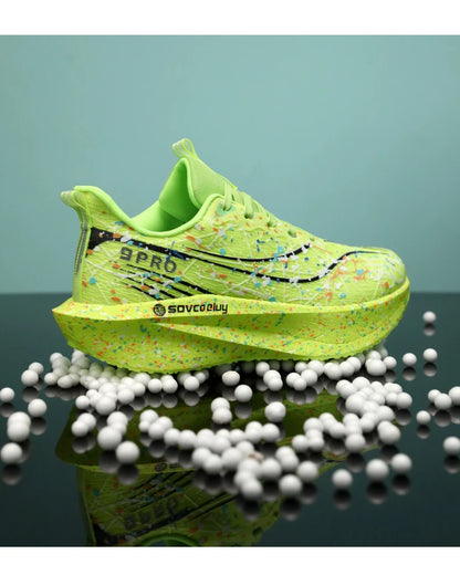 Laufschuhe mit Carbonplatte 2026, Marathon-Dämpfung, Herren-Sportschuhe, atmungsaktiv, leicht, Damen, komfortable rutschfeste Athletic-Sneaker