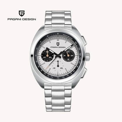 Pagani Design 2026 Fashion Men's Quartz Watch Top Brand Luxury Sapphire VK63 Men's Chronograph All-Steel Diving Relógios Masculino