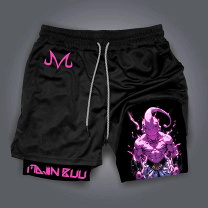 Unisex 2026 Dragon Ball Anime Men's Shorts Sportswear Quick Dry Gym Pants Double-layer 2 in 1 Shorts Y2k Summer New Streetwear