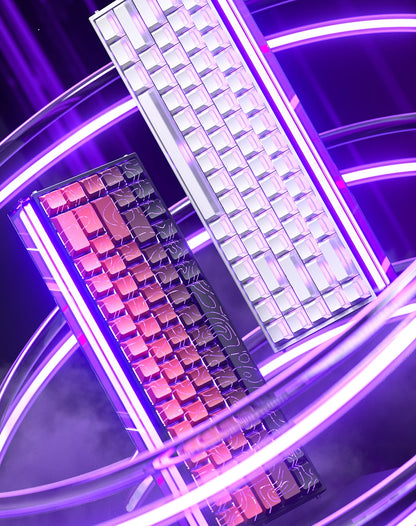 AULA HERO 68 HE Gaming-Mechanische Tastatur Magnetische Achse RT Kabelgebunden RGB-Beleuchtung 8K Polling-Rate Seitenbeschriftung
