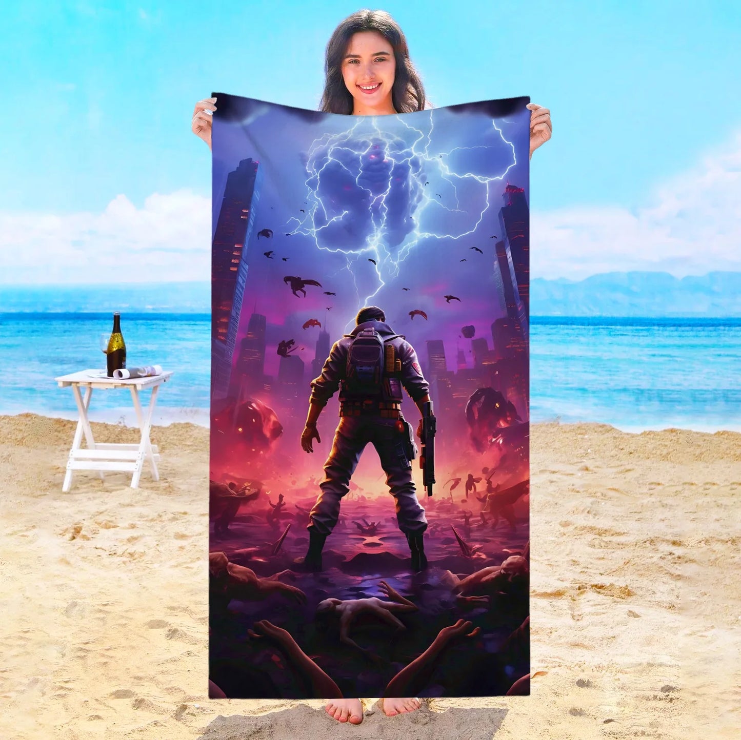 Game F-Fortnites Strandtuch Hotelhandtücher Badezimmer Sauna Spa Playa Reise Schwimmbad Für Zuhause Babybad Mikrofaser Fitnessstudio Dusche