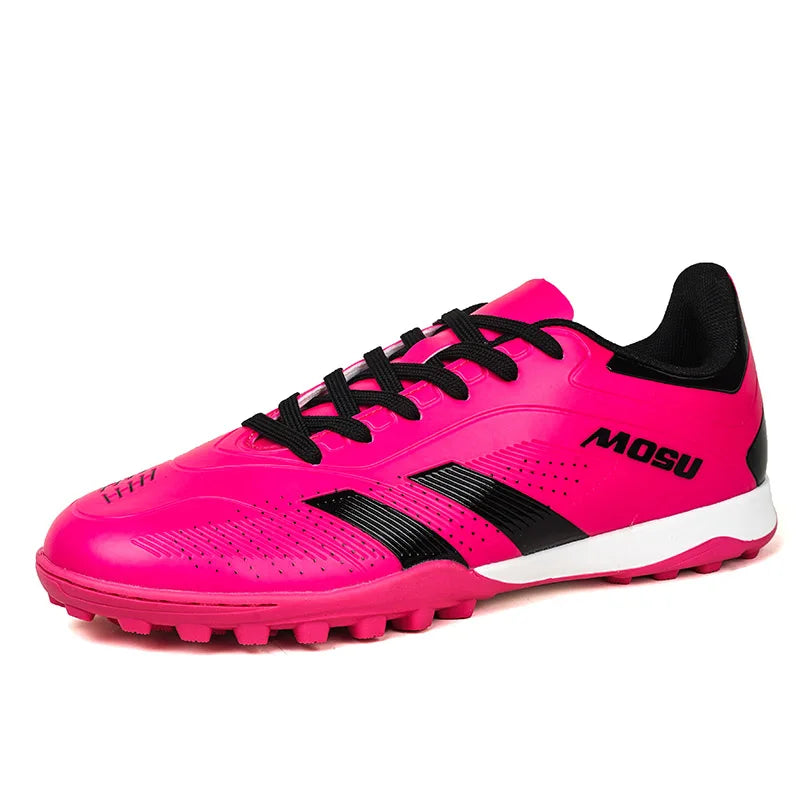 Neue Fußballschuhe für Herren und Damen, Hallen- und Outdoor-Sportschuhe mit langen Stollen und Multinocken für das Fußballtraining auf Matten