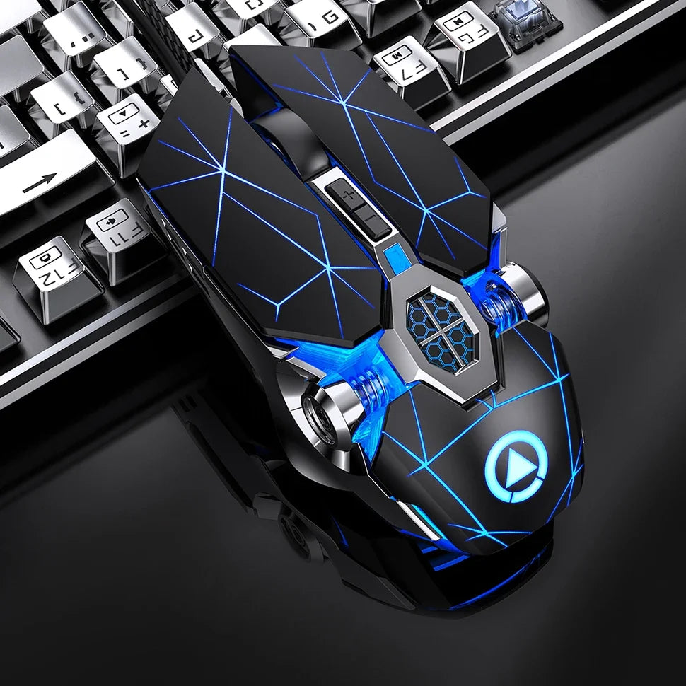 Nuovo mouse da gaming professionale 3200dpi, 7 pulsanti, retroilluminato, per computer, supporto definizione macro, meccanico, cablato e silenzioso