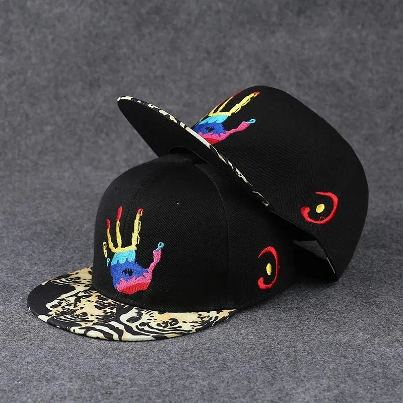 Herren-Baseballkappe mit Buchstabenstickerei, „Tide“, universell kombinierbar, flache Krempe; Damen-Sommer-Hip-Hop-Kappe, Outdoor-Sonnenkappe, verstellbare Schirmkappe