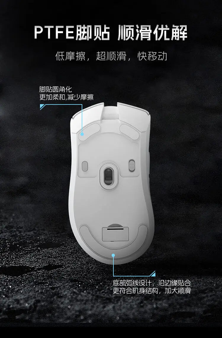 Metaphyuni Metapanda P1 Pro Max Wireless Gaming Mouse PAW3395 Sensor, Lightweight 2.4GHz Ergonomic Wireless Gaming Mouse for PC & Esports