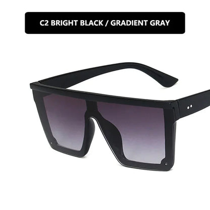 KLASSNUM Retro Black Square Sunglasses Men Outdoor Night Vision Fashion Sun Glasses Classic Male Shades Driving Gafas De Sol
