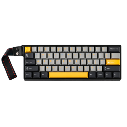 Teclado mecânico com fios AULA WIN60 HE/WIN60 HE MAX 60%, estrutura Tray-Mount, Hot-Swap e interruptores magnéticos de efeito Hall