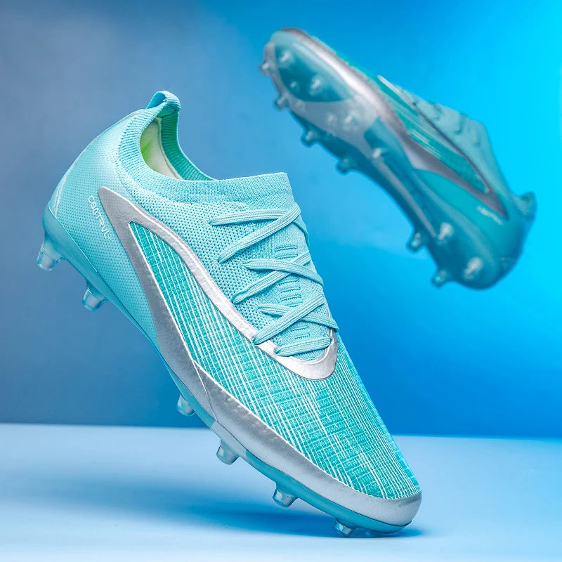 Nouveaux hommes chaussures de Football crampons de Sport adulte respirant antidérapant bottes de Football en plein air longues pointes formation garçons Match confortable