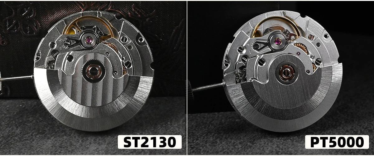 San Martin Watch New Upgraded Sub Men's PT5000 ST2130 Automatic Diving Watches with Ceramic Bezel 200m Waterproof Sapphire SN0017G