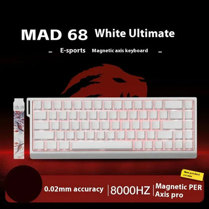 FGG Madlions Mad60 Mad68 He Mechanical Keyboard Magnetic Switch 8k Wired Rgb Hot Swap Custom Keyboard Esport Game Gift Accessory