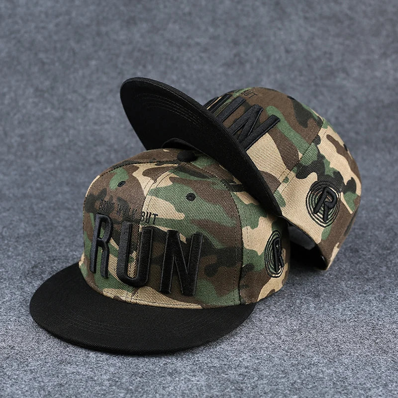 Herren-Baseballkappe mit Buchstabenstickerei, „Tide“, universell kombinierbar, flache Krempe; Damen-Sommer-Hip-Hop-Kappe, Outdoor-Sonnenkappe, verstellbare Schirmkappe