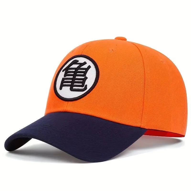 Dragon Ball Son Goku Unisex Gui Wu Embroidery Baseball Caps Spring and Autumn Outdoor Adjustable Casual Hats Sunscreen Hat