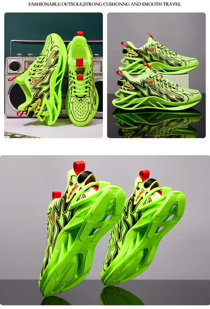 Men's Sneakers Luxury Tennis Casual Trainer Race Breathable Fashion Loafers Running Shoes for Men