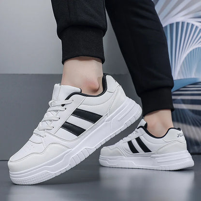 Plus Big Size 50 51 52 Men's Leather Sneakers Casual Sports Shoes Flat Skateboard Shoes Hot Sale for Dropshipping