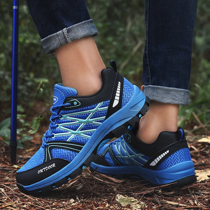 Marken-Wanderschuhe für Herren, atmungsaktive Mesh-Reiseschuhe, wasserdichte Outdoor-Schuhe für Jagd und Angeln, Berg-, Offroad-, Reit- und Sportschuhe