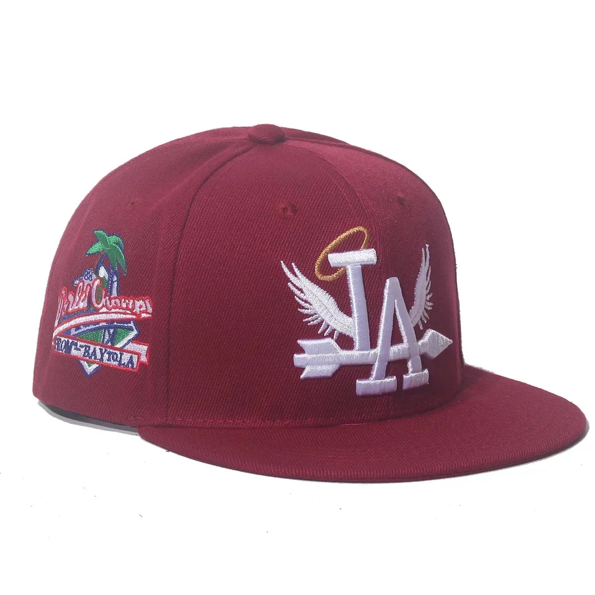 2025 New Letter Wing Side Coconut Tree Embroidery High Quality Street Rap Hip Hop Baseball Hat for Men and Women