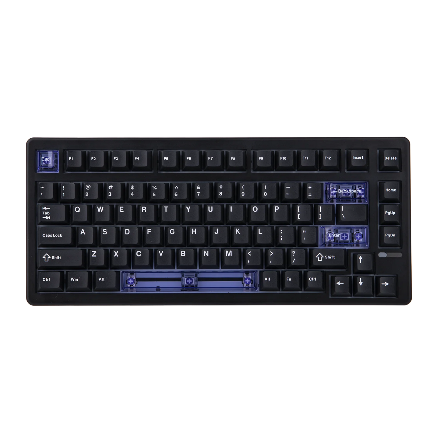 Teclado Mecânico Magnético EPOMAKER HE80 75% Layout US QWERTY Hot-Swap Creamy Gasket com Fio, Efeito Hall, DKS SOCD para PC/Mac