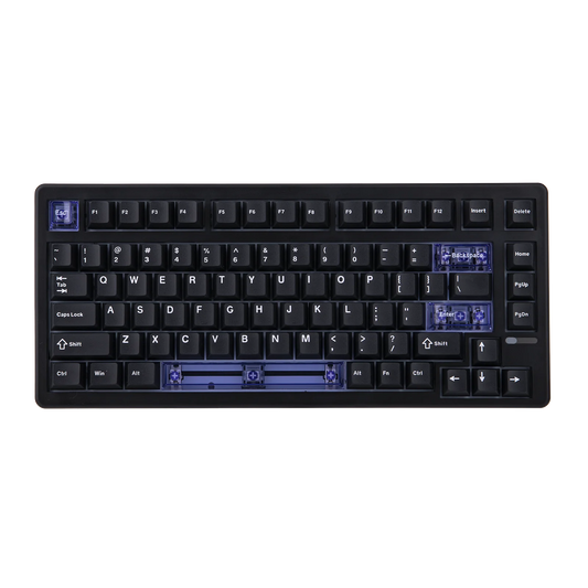 Teclado mecánico magnético EPOMAKER HE80 75% con distribución US QWERTY, hot-swap, gasket creamy, cableado, efecto Hall, DKS SOCD para PC/Mac