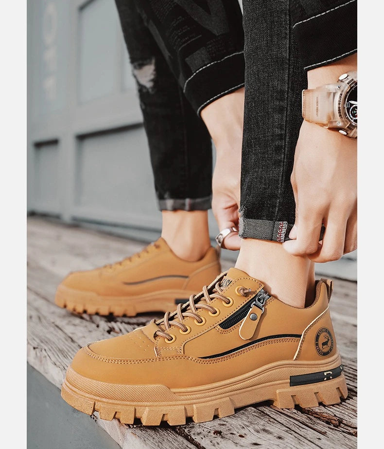 Sapatilhas de Skate para Homem, Casuais, Desportivas, de Outdoor e Caminhada, Modernas, Urbanas, Confortáveis e com Sola Grossa