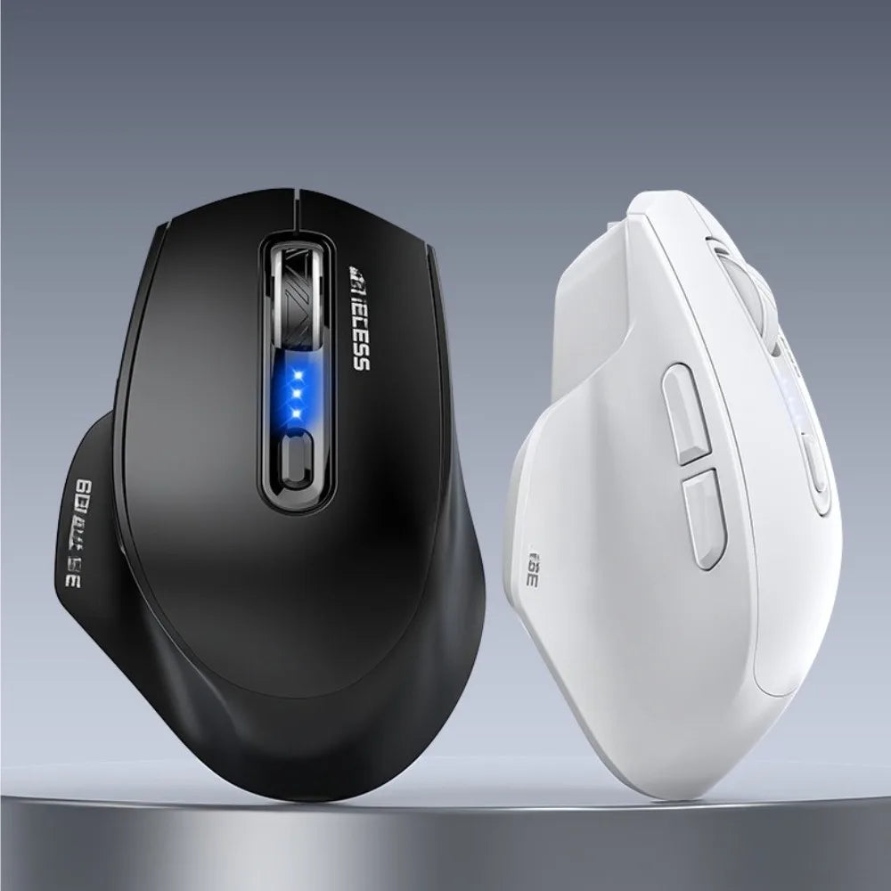 Ratón USB con cable, retroiluminación RGB, silencioso, ergonómico y DPI ajustable para ordenador de sobremesa, portátil, PC, oficina, gaming, hogar y uso diario en el trabajo
